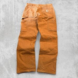 Carhartt 103279 211 Relaxed Fit Tan Stretch Carpenter Work Pants Size 32 X 30